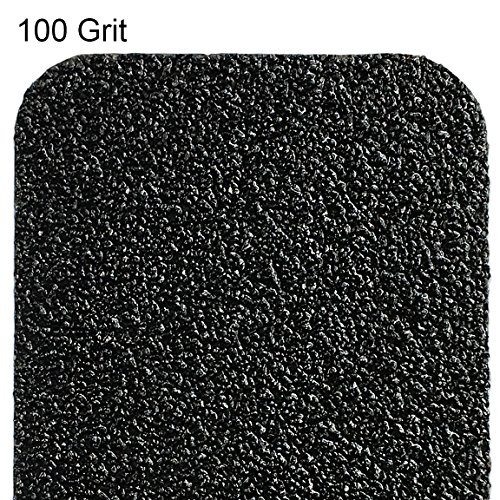 Pana Black Jumbo Size (Grit: 100 x 180, 2 Packs of 10 Pieces = 20 Pieces) USA Professional Emery Board JUMBO Size Pink Center Nail Files