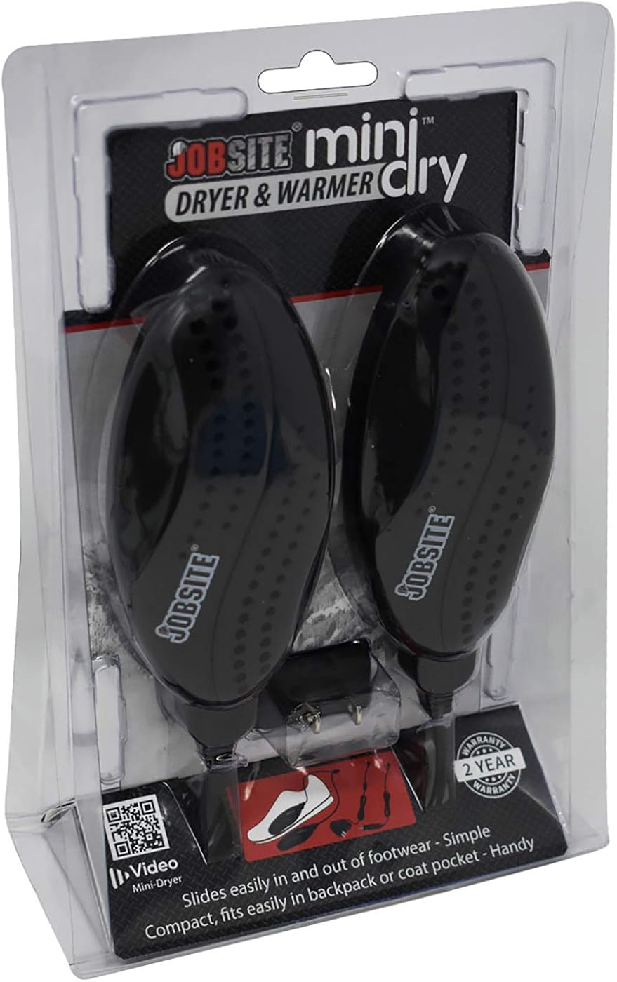 JobSite Portable Mini-Dry Shoe & Boot Dryer & Warmer: Shoes