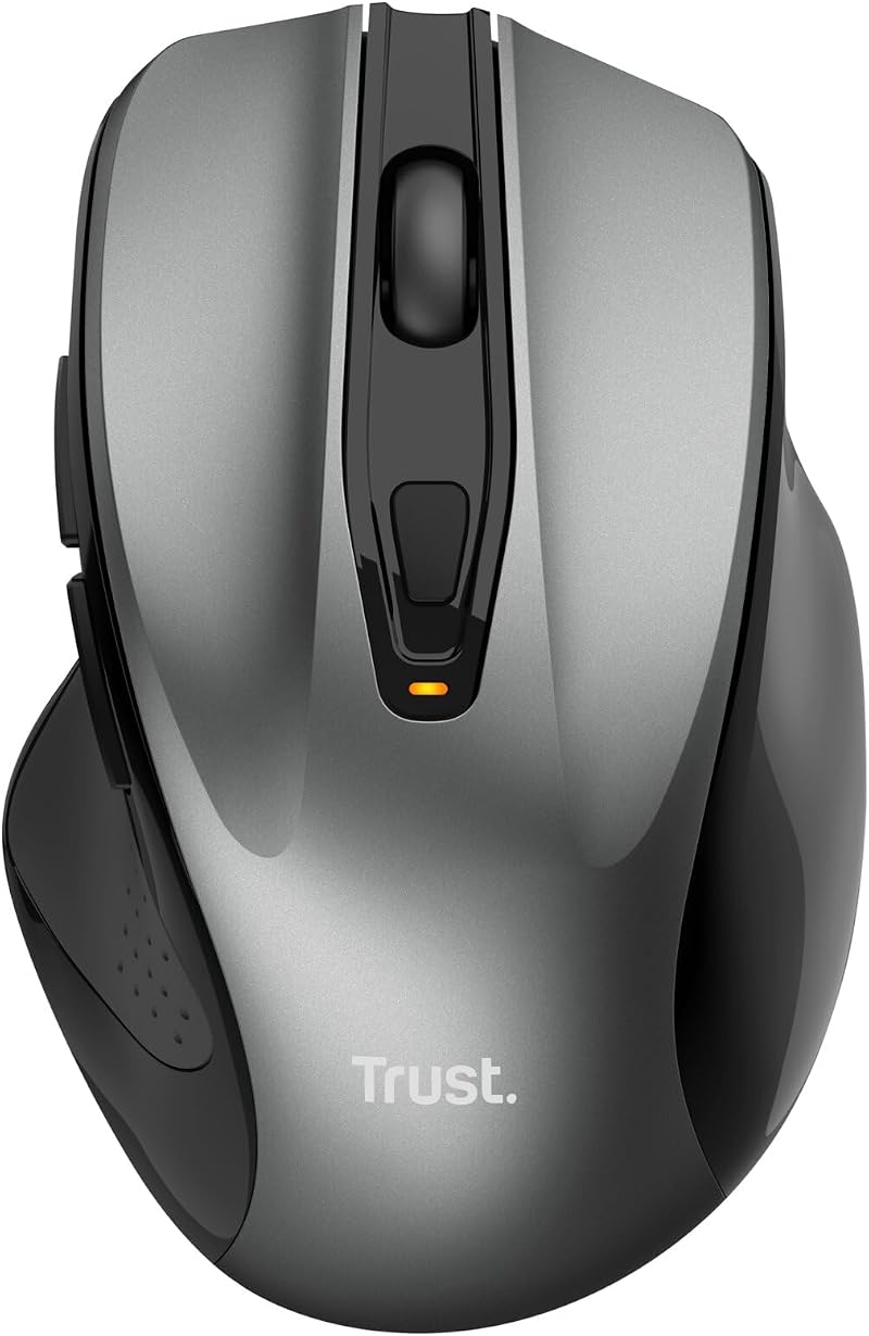 Trust Nito Ergonomic Wireless Mouse 6 Buttons 800-2200 DPI USB Receiver