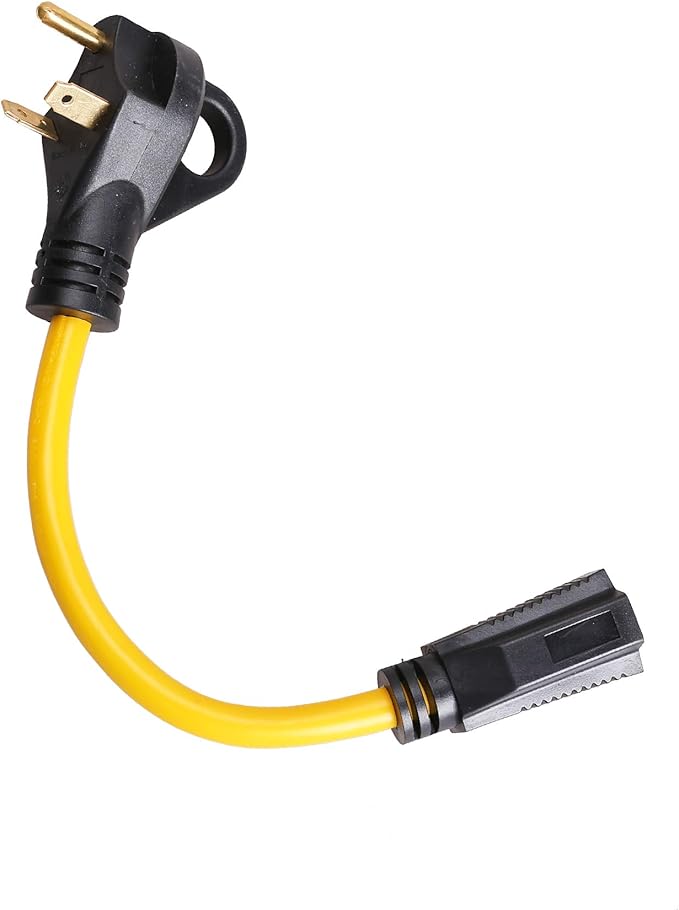 30 Amp Male to 15 Amp Female Dogbone Adapter RV Electrical