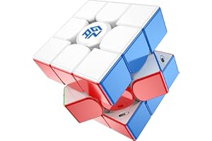 GAN 11 M Pro Speed Cube UV, 3x3 Magnetic Cube Fully Customizable, Brain Teasers 3D Puzzle Toys for Kids Adults Travel Games H