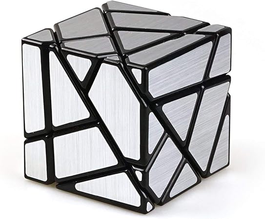 Cubelelo Ghost Cube Black (Silver Sticker)