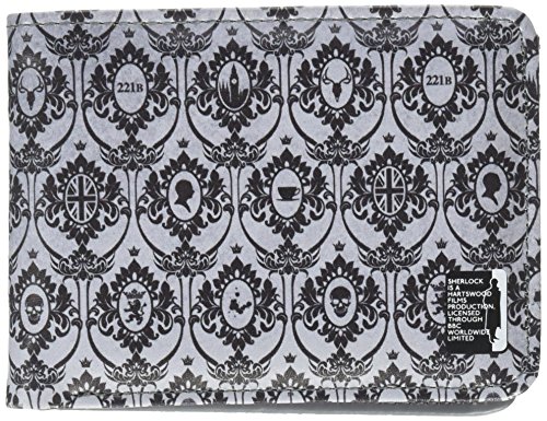 Sherlock 221B Wallpaper Gray Wallet