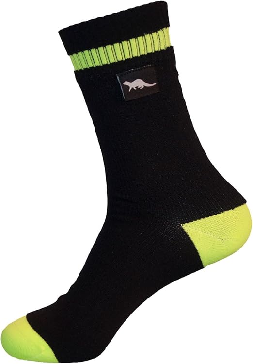 OTTER Waterproof breathable socks for MEN and WOMEN.(Black, Small) For