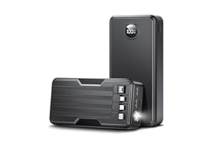 Portable Charger Power Bank 40000mAh Portable Charger 22.5W Fast Charger with 5 Outputs & 2 Inputs LED Display Equipped with 