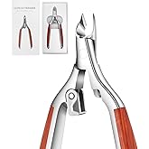 Cuticle Trimmer Extra Sharp, Upgraded 0.98 Inch Jaw Professional Cuticle Nippers Stainless Steel Cuticle Cutter Remover Nail Art Dead Skin Clipper Pedicure Manicure Nail Tool