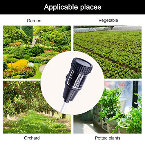 RONSHIN Moisture Humidity Meter PH Tester for Garden Soil Metal Probe Hygrometer Indoor - Thumbnail 5