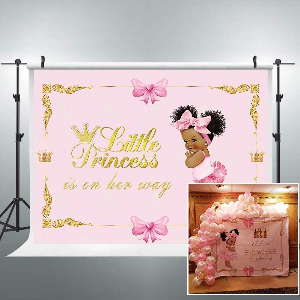 pink and gold royal princess baby shower