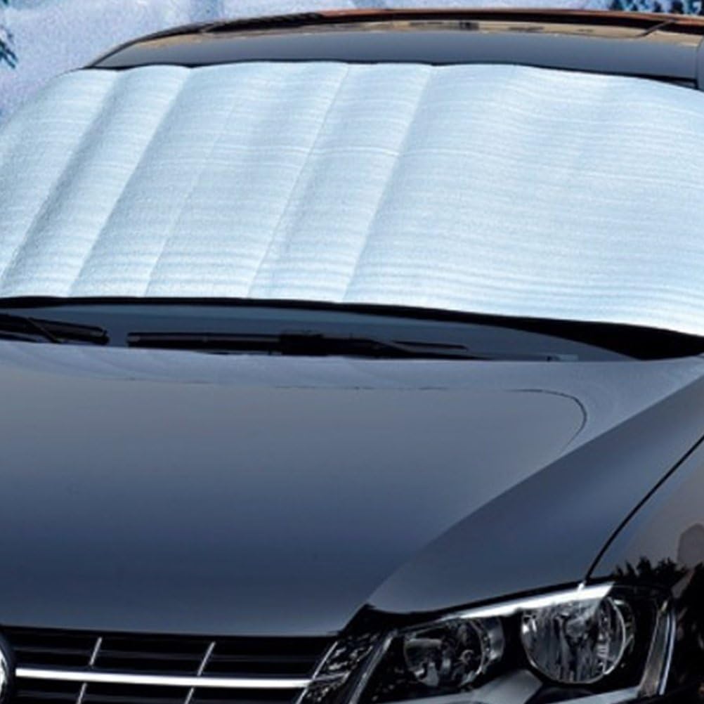 Car Sunshade Portable Multi-purpose Car Windshield Cover Anti Snow Frost Ice Sunshade Screen Protector, Silver - Image 3