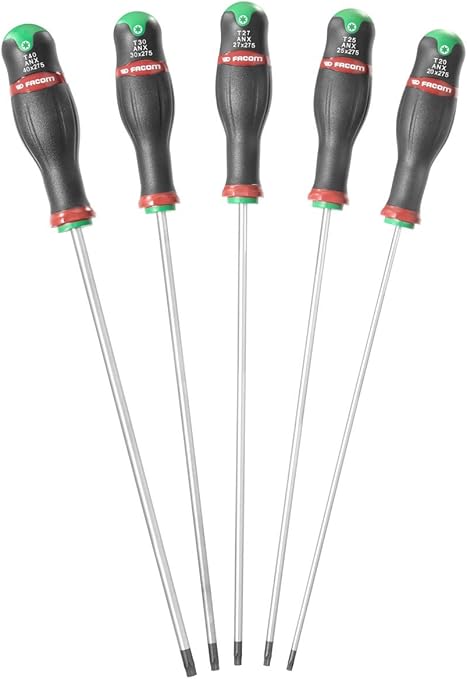 Jeu De 5 Tournevis Torx Lame Longue Facom Anx275j5pb Serie Limitee Made In France Amazon Fr Bricolage