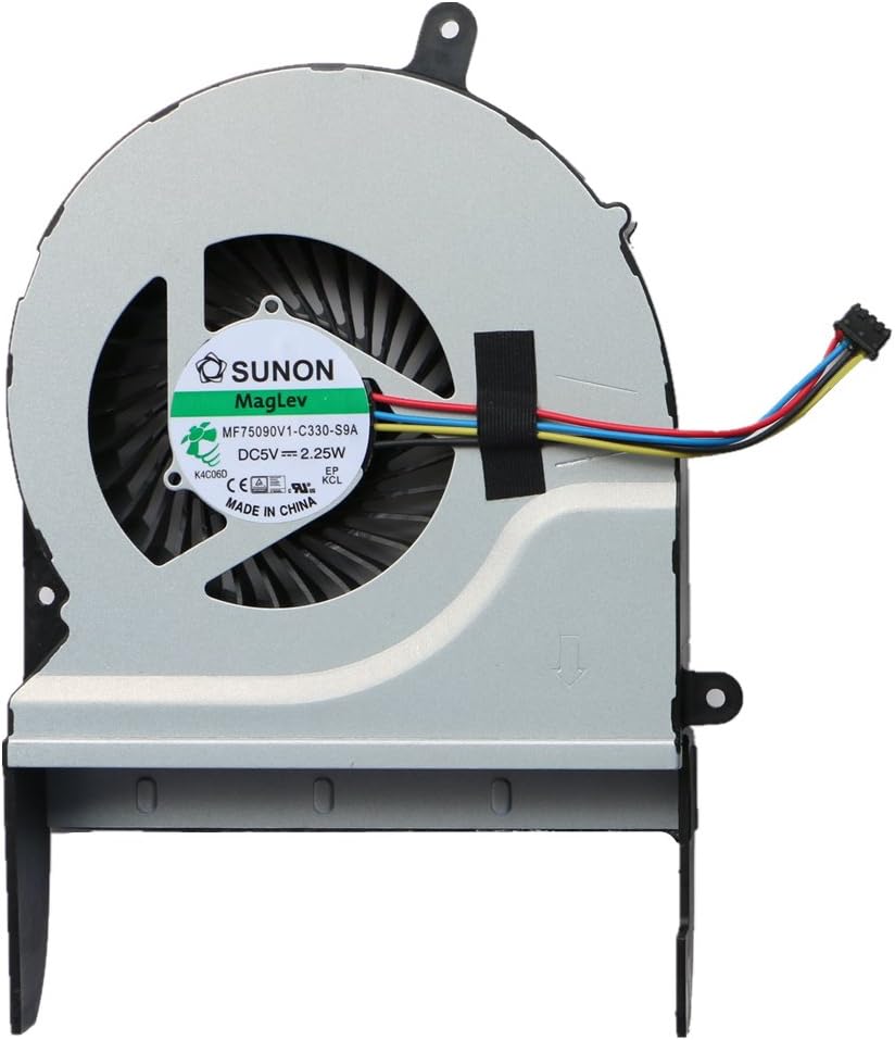 Laptop New CPU Fan for ASUS N551J N551JW N551JX N551JK N551JQ G551 G551J G551JK G551JM G551JW G551JX GL551 GL551J GL551JM GL551JW G58J G58JW CPU Cooling Fan