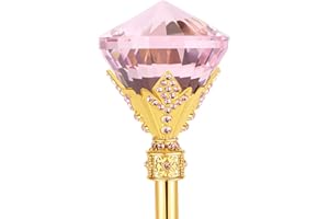 CHARGOL Snowflake Fairy Princess Wands Crystal Magic Wand for Pageant Party Birthday