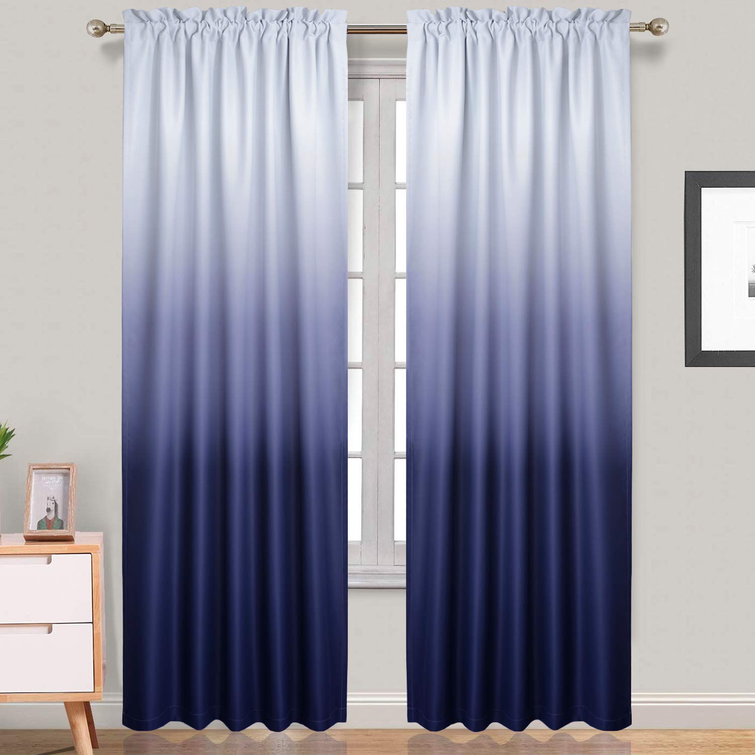 Best indigo curtains for living room