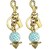 LSBDJDL Cute Gold Mouse Keychain Car Key Chain Bag Purse Charm Bag Charms For Tote Bags Accessories For Women