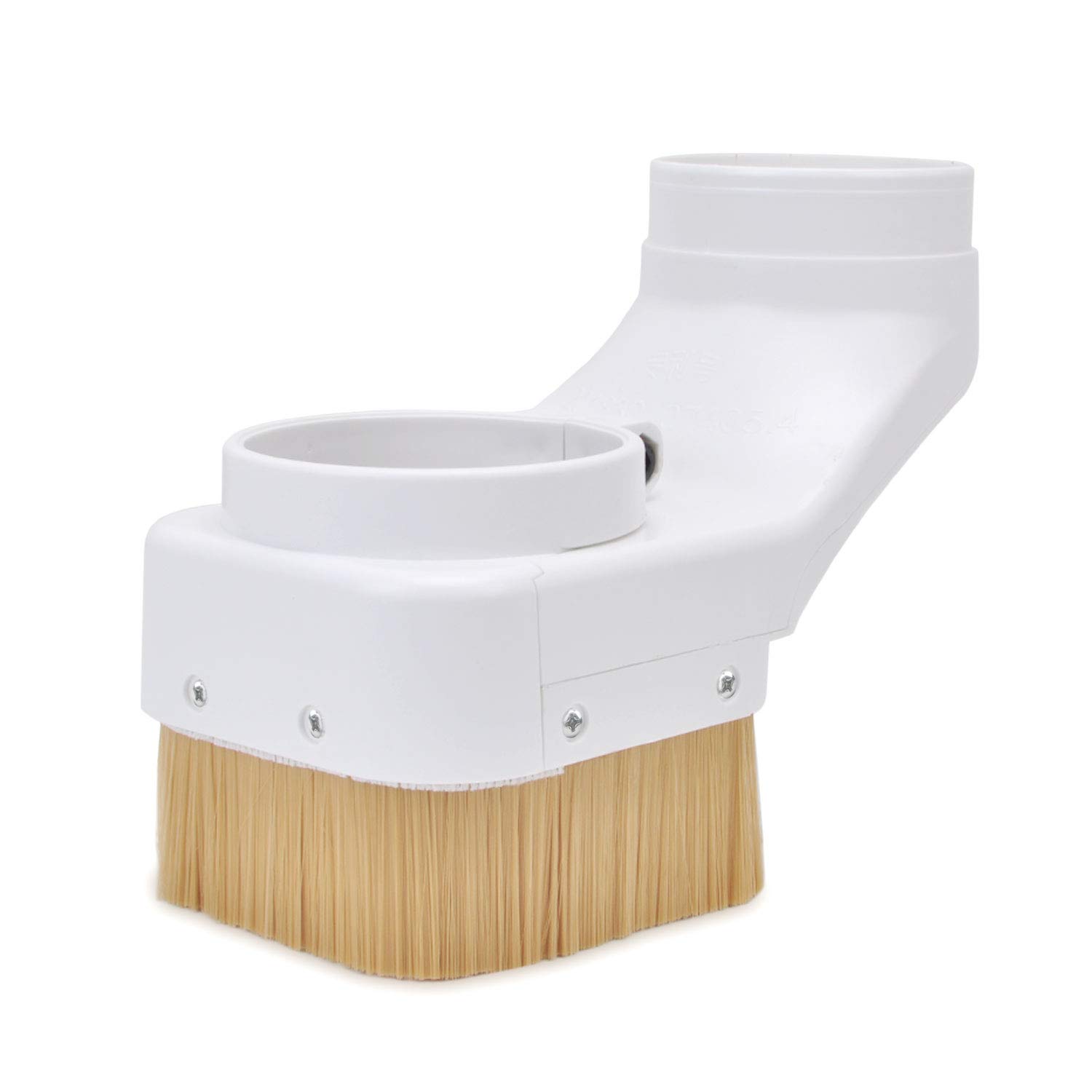 Daedalus NL330 CNC Dust Shoe, Spindle Dust Shoe Cover Cleaner for CNC Router 100 mm Spindle Motor Milling Machine Engraving Tool, White