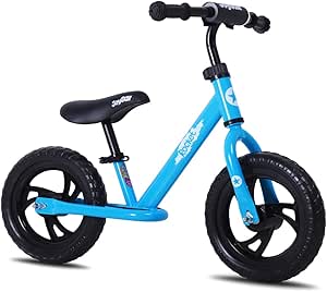 JOYSTAR 12/14 Inch Lightweight Kids Balance Bike for 2 3 4 5 6 Years Old Toddlers, Kids Push Bikes, Glider Bike with Footrest and Handlebar Pads