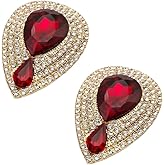 Ruihfas 2Pcs Elegant Rhinestone Crystal Metal Shoe Clips for Pumps Women Bridal Wedding Shoes Decorations Clips