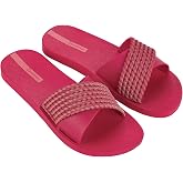 Ipanema Women's Street II Slides - Comfortable and Trendy Slip-On Sandals, Flip Flops for Women with Wide, Minimalist, Crisscross Upper