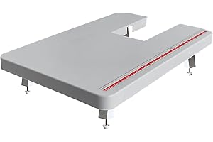 StitchTech Sewing Machines Extension Table Compatible with Singer Brand 44S, 4411, 4423, 4432, 4452, 5511, 5523, 5532, 6335 Heavy Duty Sewing Machines (Grey)