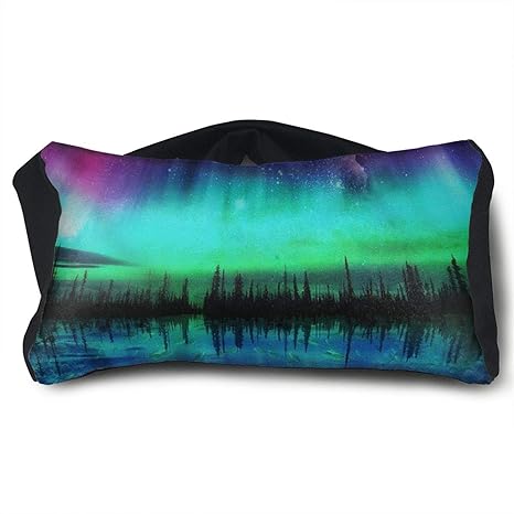 Amazon Com Sunnmoon Northern Lights Neck Travel Pillow Support