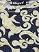 Allegra K Women's Printed Round Neck Long Sleeves Loose Tunic Knitted Top Beige-Novelty M US 10