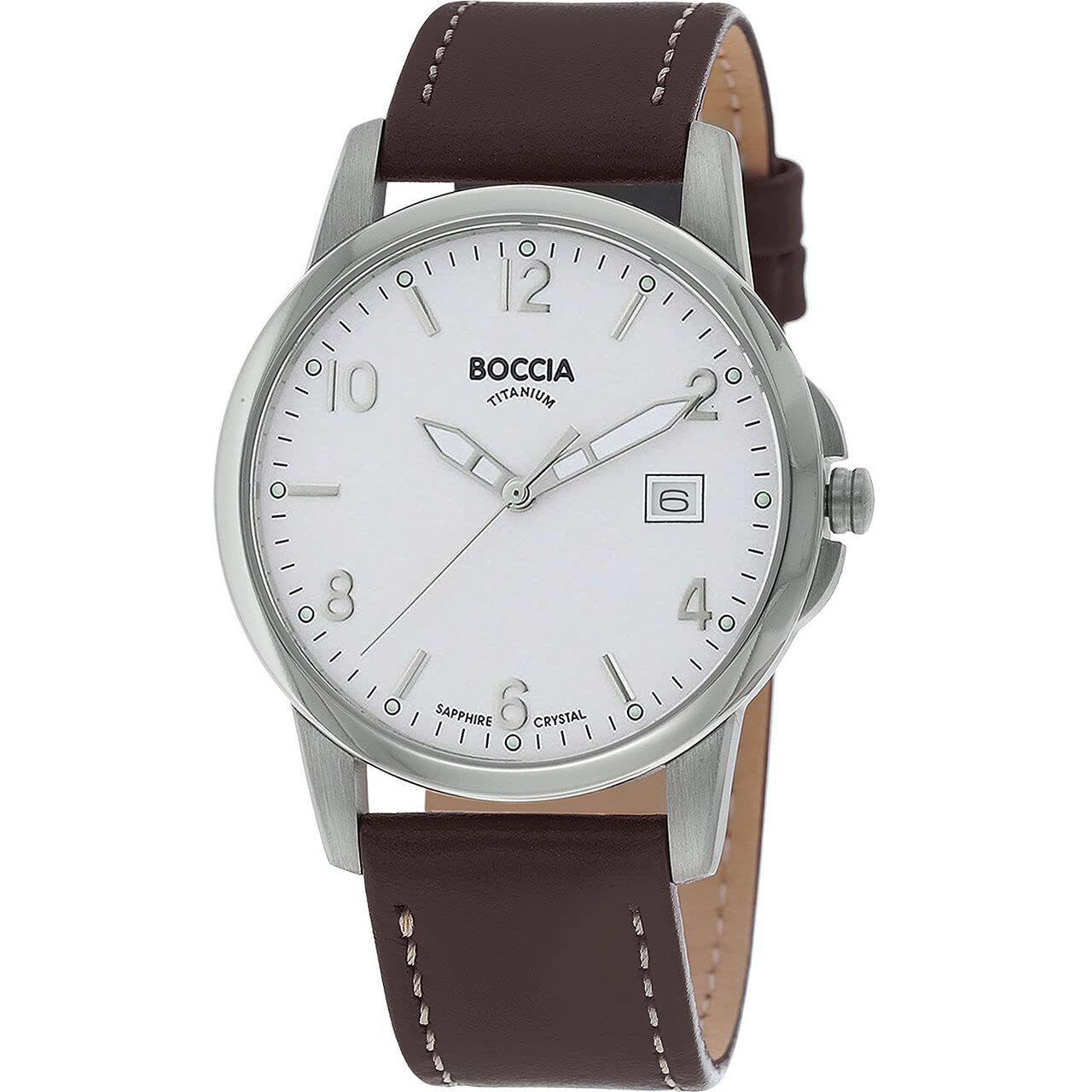 Boccia Sport 604-01 Gents Watch with Leather Strap
