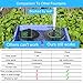KeShi Solar Fountain Water Pump with Battery Backup, 2.5W Free Standing Solar Powered Fountain Pump for Bird Bath, Small Pond, Pool, Fish Tank and Garden Decoration