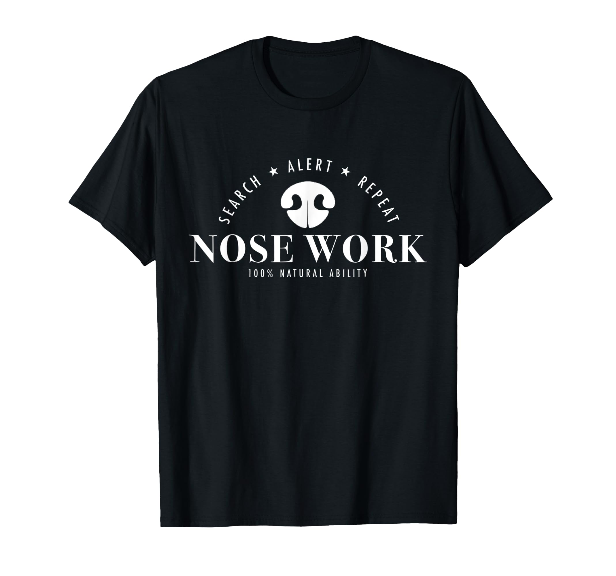 Photo 1 of (PURPLE SHIRT)Nosework Dog sport Training Nose Work scent work for dogs Men Women Kids T-Shirt