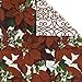 Hallmark Reversible Christmas Wrapping Paper Bundle, Classic (Pack of 3, 120 sq. ft. ttl.), Poinsettias, 3 Pack (5EWR2155)