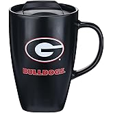 The Memory Company Officially Licensed NCAA - University of Georgia 15oz Square Mug with Logo