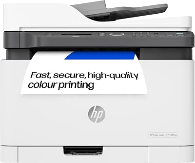 HP LaserJet 179fnw Colour Wireless Multifunction Printer Fax Print from Phone