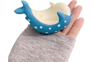 ELVRLA Creative Super Cute Sea Animals Dolphin Seal Penguin Phone Stand Phone Holder, Small Size Fashionable Lazy Use Handfree Cell Phone Desk Desktop Table PC Stand Desk Decoration -Blue Seal