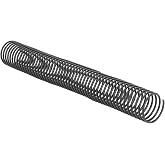 Plastic Spiral Binding Coil, 18 Pcs, 38mm Diameter, 4:1 Pitch | Reusable, Up to 310 Sheets High Capacity, For A4 Paper, For Documents, For Business
