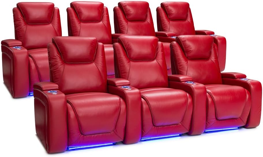 Seatcraft 2212 Equinox Leather Home Theater Seating Power