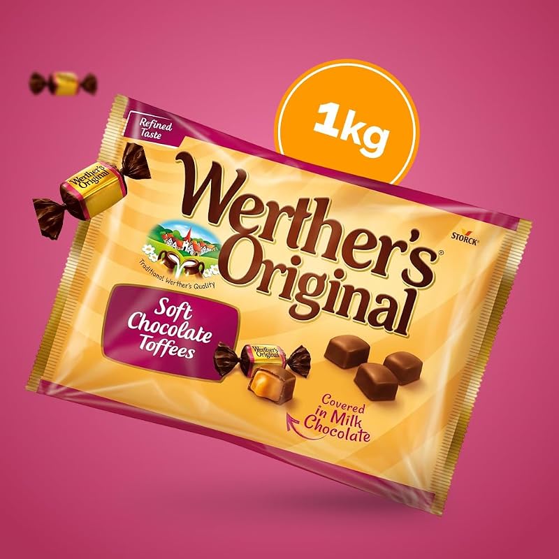 - Toffee Blandos con Chocolate - 1kg - Nata- Vegetariano