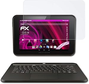 atFoliX Plastic Glass Protective Film Compatible with HP Pro Slate 10 EE G1 Glass Protector, 9H Hybrid-Glass FX Glass Screen Protector of Plastic