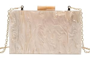 LETODE Acrylic Clutch Bags Purse Perspex Bag Handbags for Women