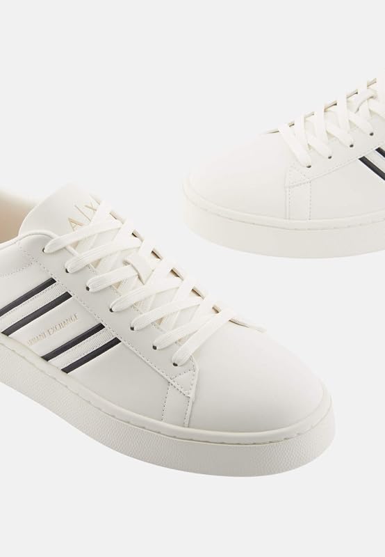 Male London, Side Stripes, Color Contrast, Sneaker,White,11