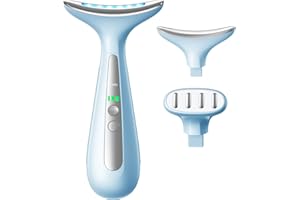 AZMAVO Facial and Neck Massager for Face, Neck & Eye - Skin Lifting & Firming - Wrinkle & Dark Circle Reducer - at Home Skin Care Face Sculpting Tool