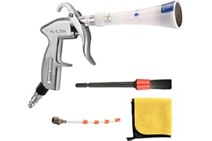 GOCCIDA Car Cleaning Gun High Pressure Car Cleaning Tool Air Blow Gun Car Detailing Kit Interior Cleaner Air Duster Blower Gun Pneumatic Air Compressor Auto Detailing Tool for Car Upholstery