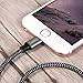 Cablex 3Pack 6ft Lightning Cables, 8 Pin Nylon Braided Charging Cords Charger Compatible with iPhone 7/7 Plus/6s/6s Plus/6/6Plus/5s/5c/5, iPad/iPod Models (Black)