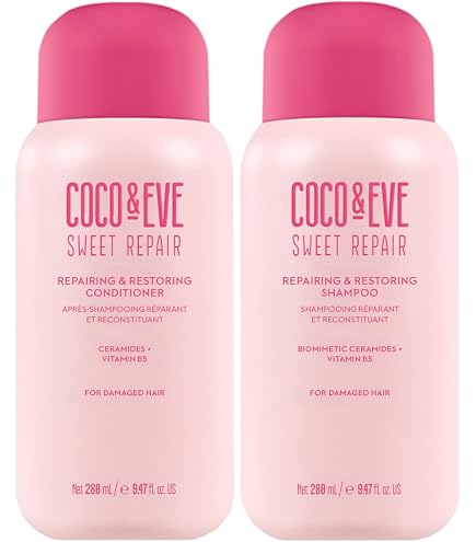 Coco　　　　　　　　　　　　　HD シャンプー&ヘアマスク 1000 Amazon.com : Coco & Eve Repairing & Restoring Shampoo for Damaged