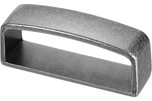 PATIKIL Belt Loop Keepers, Alloy Belt Strap Ring Men's Buckle for DIY Craft Fixing