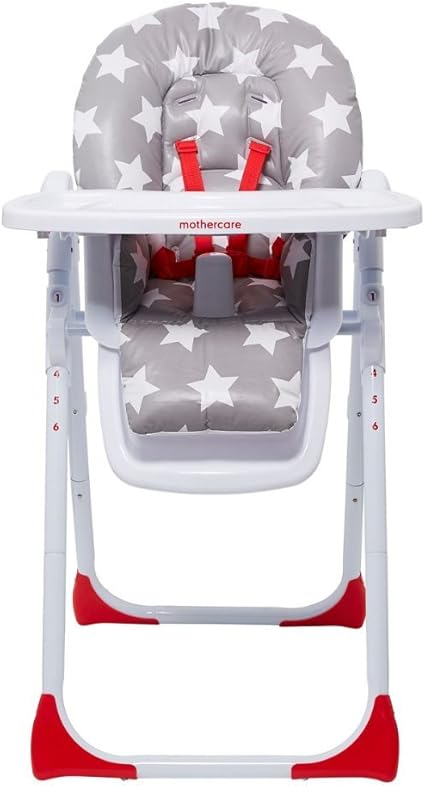 grey star high chair