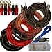 0 Gauge Amplfier Power Kit for Amp Install Wiring Complete 1/0 Ga Cables 4500W primary