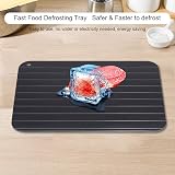 Ejoyous Quick Defrosting Plate Aluminum Thawing Tray Safe Kitchen Gadget view 5