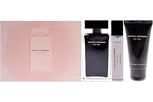 Narciso Rodriguez by Narciso Rodriguez for Women - 3 Pc Gift Set 3.3oz EDT Spray, 10ml EDT Spray, 1.6oz Body Lotion