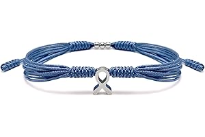 HARACRAFT Bracelet For A Cause, Awareness Ribbon Bangle, Periwinkle Awareness for Acid Reflux, Bulimia Nervosa, Eating Disorders, Esophageal Cancer, GERD, IBS, Pulmonary Hypertension...