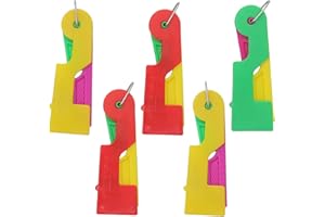 YMCLUB Automatic Needle Threader for Seniors: New Sewing Machine Tool, Plastic Threader, Automatic Threading Device (5 PCS)