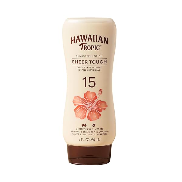 HAWAIIAN TROPIC SHEER TOUCH LOTION SUNSCREEN SPF 15: 8 OZ